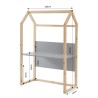Bureau enfant cabane TINY gris et pin massif évolutif