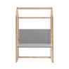 Bureau enfant cabane TINY gris et pin massif évolutif