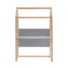 Bureau enfant cabane TINY gris et pin massif évolutif