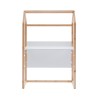 Bureau enfant cabane TINY blanc et pin massif évolutif