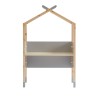 Bureau enfant tipi TINY gris et pin massif évolutif