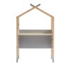 Bureau enfant tipi TINY gris et pin massif évolutif