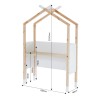 Bureau enfant tipi TINY blanc et pin massif évolutif
