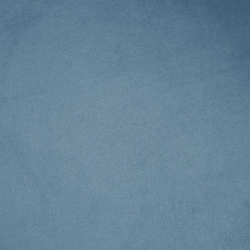 Lot de 2 tabourets CORAIL en velours bleu avec pieds dorés