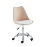 Chaise de bureau à roulettes PANTONE rose blush