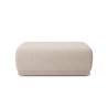 Pouf NOVA tissu beige 1 place