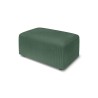 Pouf LEO velours côtelé vert