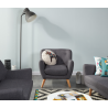 Fauteuil SCANDI gris anthracite 79 x 82 cm