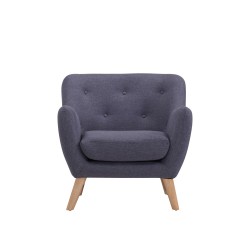 Fauteuil SCANDI gris anthracite 79 x 82 cm