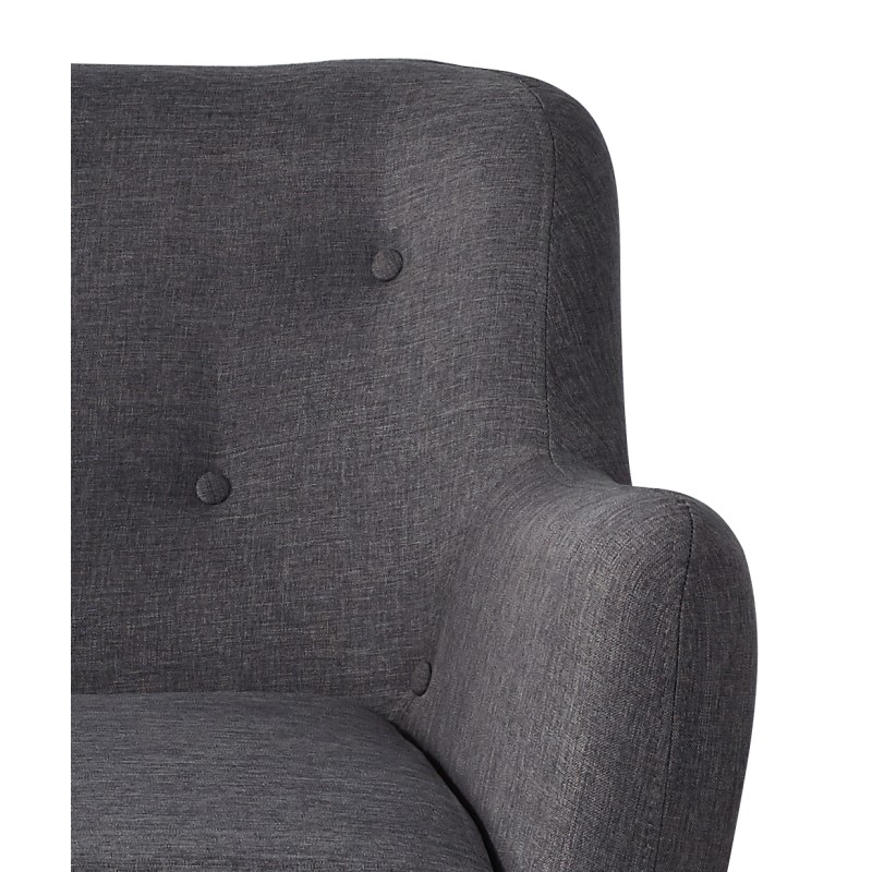 Fauteuil SCANDI gris anthracite 79 x 82 cm