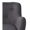 Fauteuil SCANDI gris anthracite 79 x 82 cm