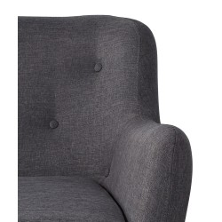 Fauteuil SCANDI gris anthracite 79 x 82 cm