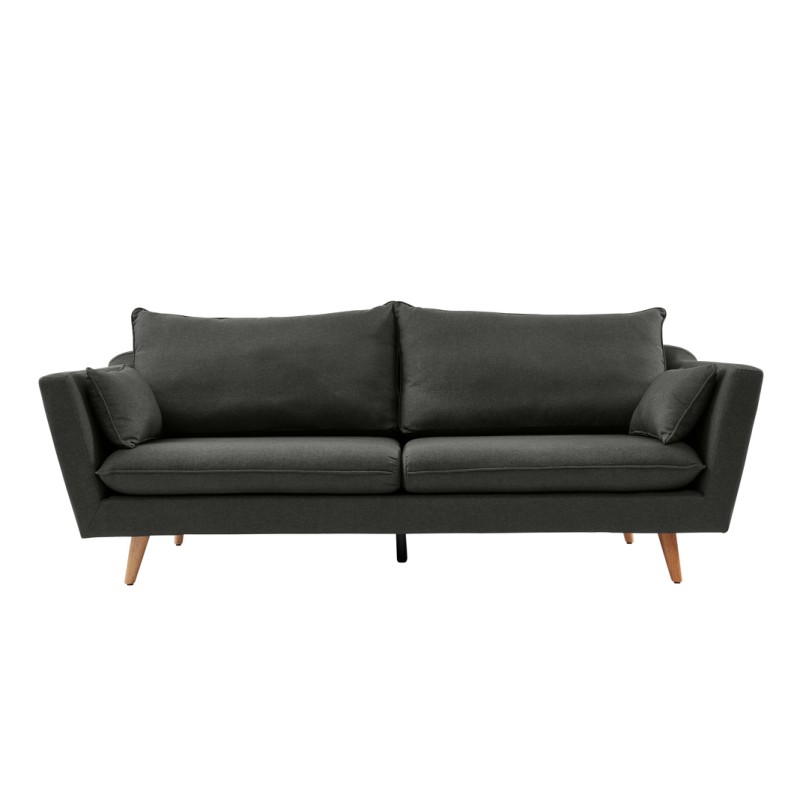 Canapé LOUISE gris foncé style scandinave
