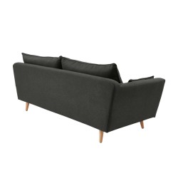 Canapé LOUISE gris foncé style scandinave