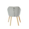 Fauteuil HILDA gris 1 place 79 x 62 x 60 cm