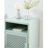 Table de chevet PANTONE métal vert menthe 40cm