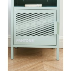 Table de chevet PANTONE métal vert menthe 40cm