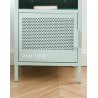 Table de chevet PANTONE métal vert menthe 40cm