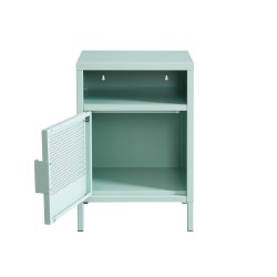 Table de chevet PANTONE métal vert menthe 40cm