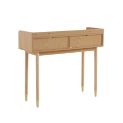 Console LEON cannage véritable