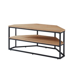 Meuble tv d'angle BRIXTON placage frêne 120cm
