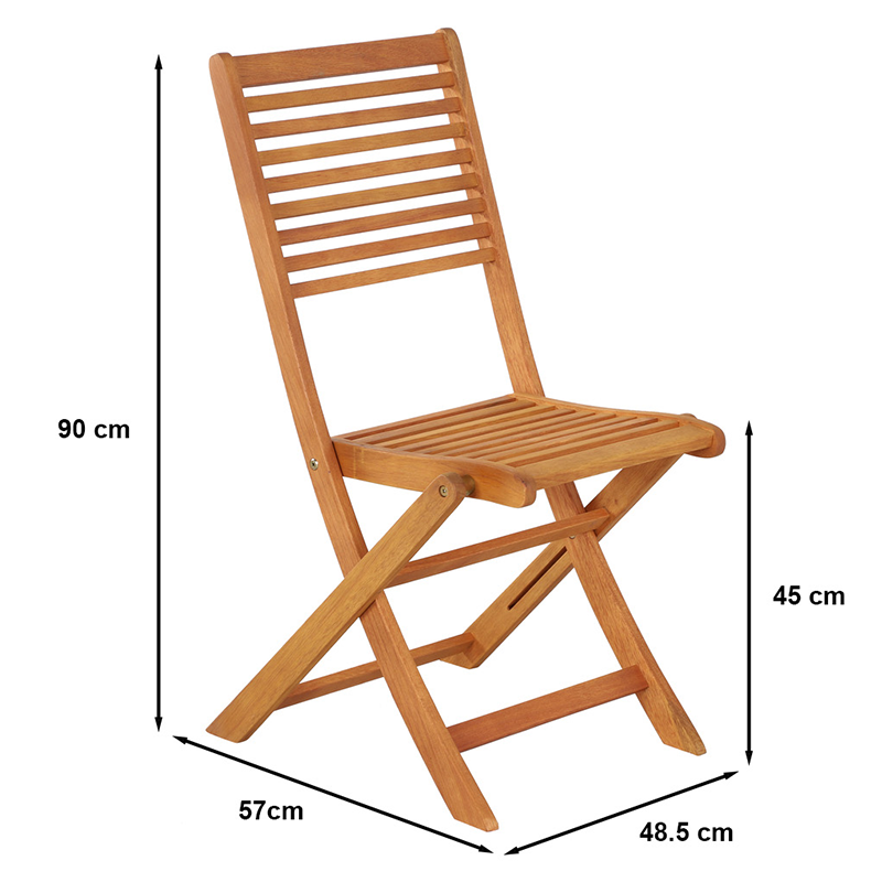 Ensemble repas de jardin CARINI 8 personnes en bois d'eucalyptus FSC