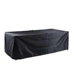 Housse de protection pour ensemble repas 8 places noir