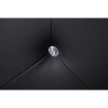 Lit à led FILIP simili noir et strass matelas 140x190