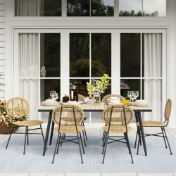 Table de jardin ALBA en bois d'acacia FSC 180 cm