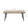 Table de jardin ALBA en bois d'acacia FSC 180 cm