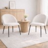 Lot de 2 fauteuils lounge NORVEGIA pour salon ou chambre