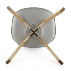 Pieds en chêne massif des chaises scandinaves TEKI – lot de 2