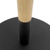 Détail du piètement en métal noir thermolaqué table d’appoint DALI H45