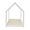 Lit enfant cabane TINY  pin blanc  70x140 sommier inclus