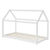 Lit enfant cabane TINY  pin blanc  70x140 sommier inclus