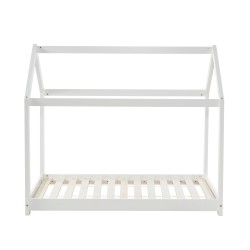 Lit enfant cabane TINY  pin blanc  70x140 sommier inclus