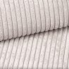 Canapé d'angle CHARTRONS convertible velours côtelé beige 4 places