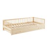 Lit enfant LOU avec tiroir  pin massif  90x190 sommier inclus