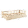 Lit enfant LOU avec tiroir  pin massif  90x190 sommier inclus