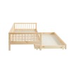 Lit enfant LOU avec tiroir  pin massif  90x190 sommier inclus