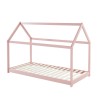 Lit enfant cabane TINY  pin rose  90x190 sommier inclus
