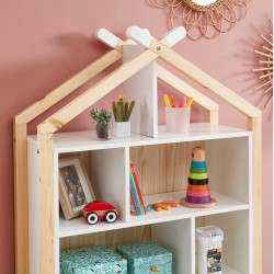 Commode TIPI blanc 2 tiroirs 80cm