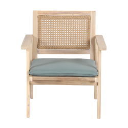 Salon de jardin MATA en bois d'acacia 4 places vert anglais