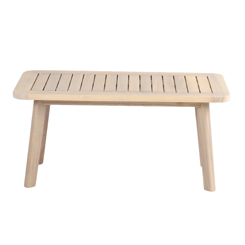 Salon de jardin MATA en bois d'acacia 4 places vert anglais