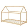 Lit enfant cabane TINY  pin naturel  90x200 sommier inclus