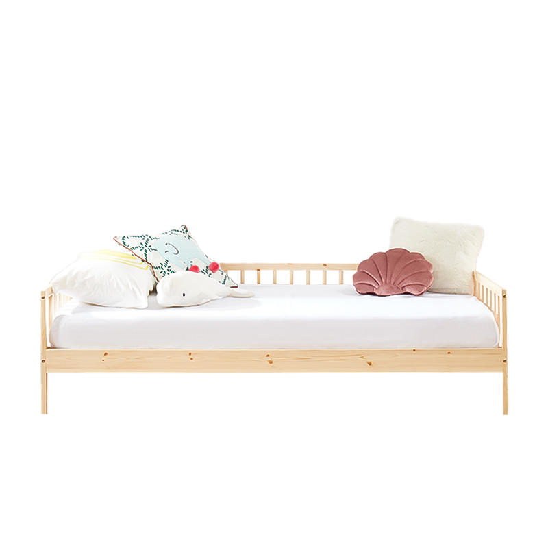 Lit enfant LOU  pin massif  90x190 sommier inclus