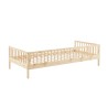 Lit enfant LOU  pin massif  90x190 sommier inclus