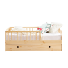 Lit enfant LOU avec tiroir  pin massif  70x140 sommier inclus