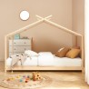 Lit tente TINY pin massif sommier inclus 90x190