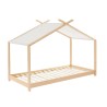 Lit tente TINY pin massif sommier inclus 90x190